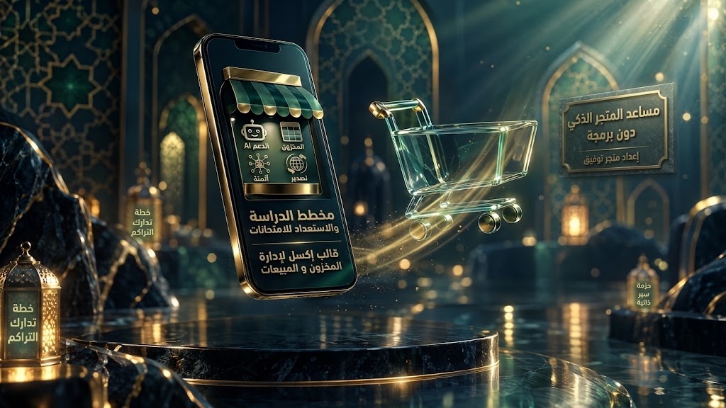مساعد المتجر الذكي بدون برمجة - عرض تقديمي — قالب إبداعي
