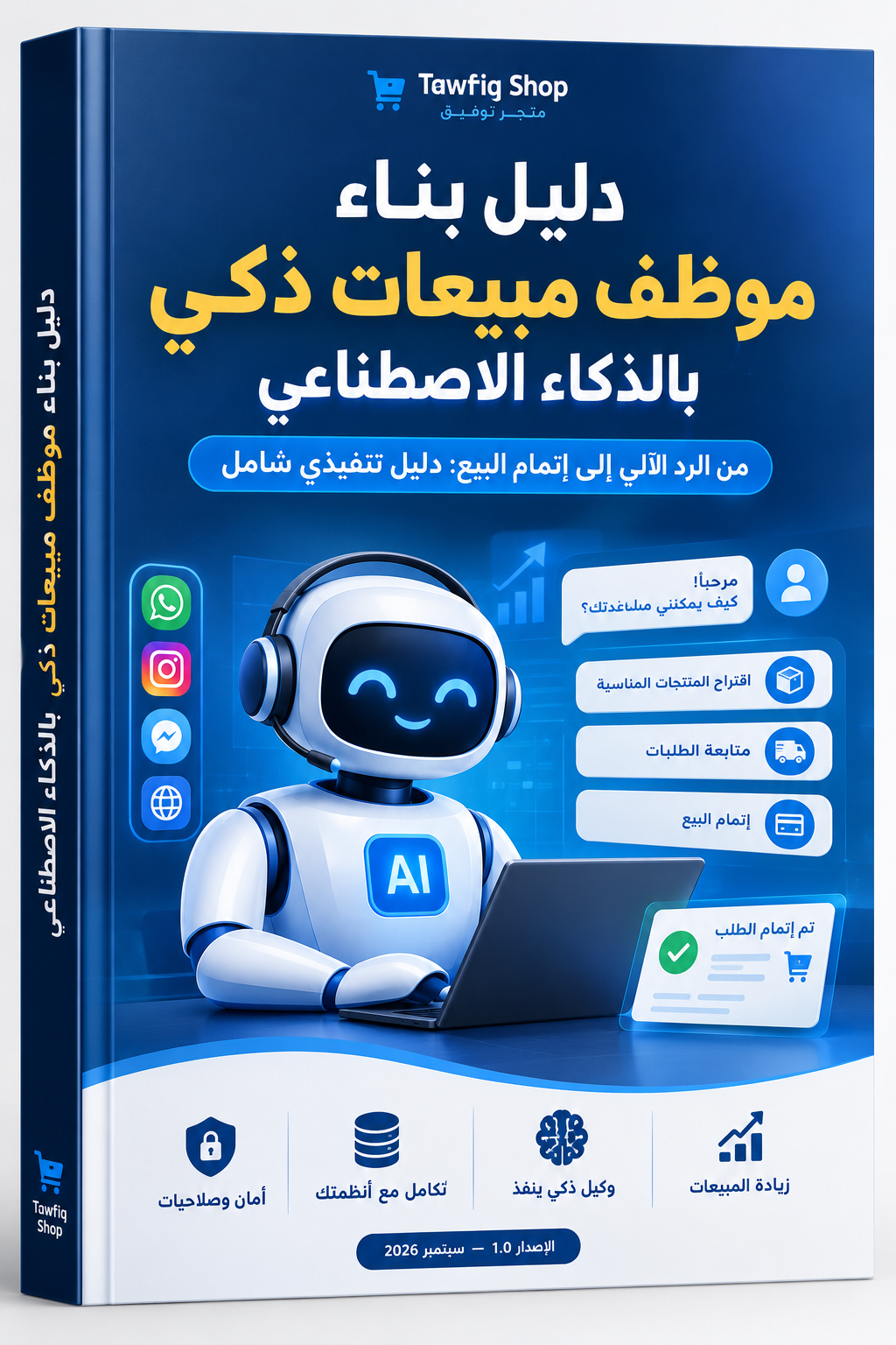 دليل بناء موظف مبيعات ذكي بالذكاء الإصطناعي — قالب إبداعي
