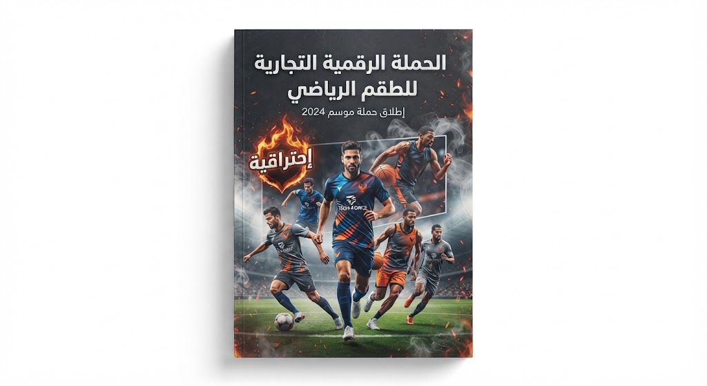 الحملة رقمية تجارية للطاقم الرياضي